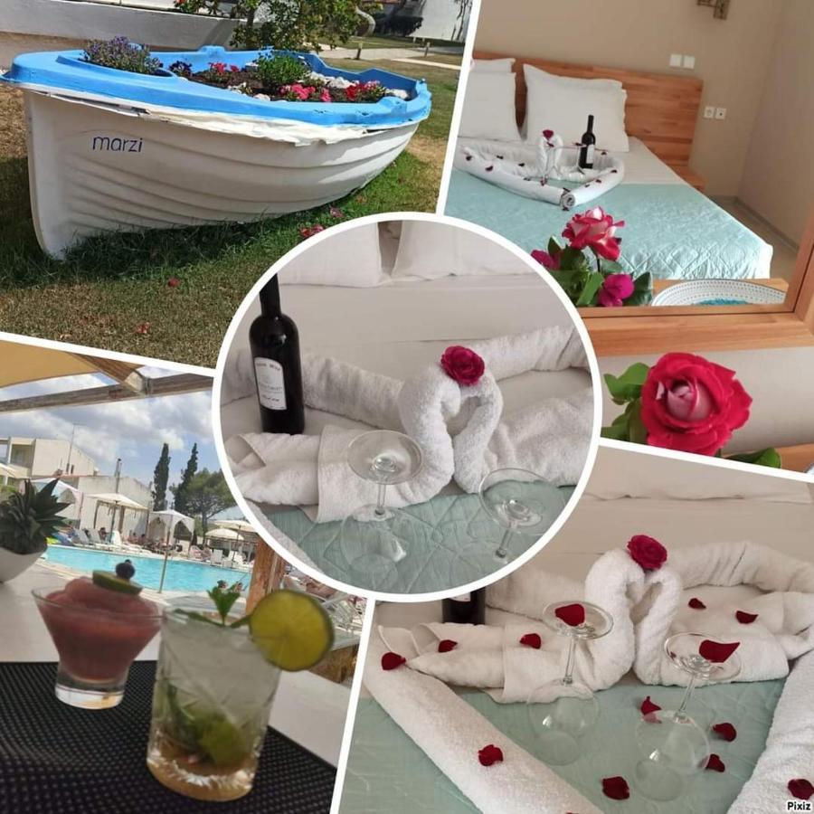Marzi Beach And Bungalows Hotel Kokkonion Bagian luar foto